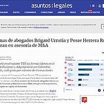 Firmas de abogados Brigard Urrutia y Posse Herrera Ruiz lideran en asesora de M&A
